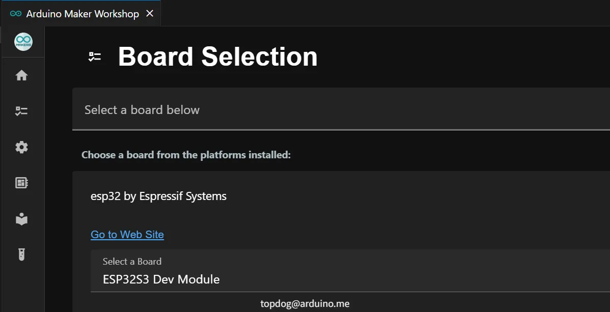 Board Configuration Gui Arduino中文社区