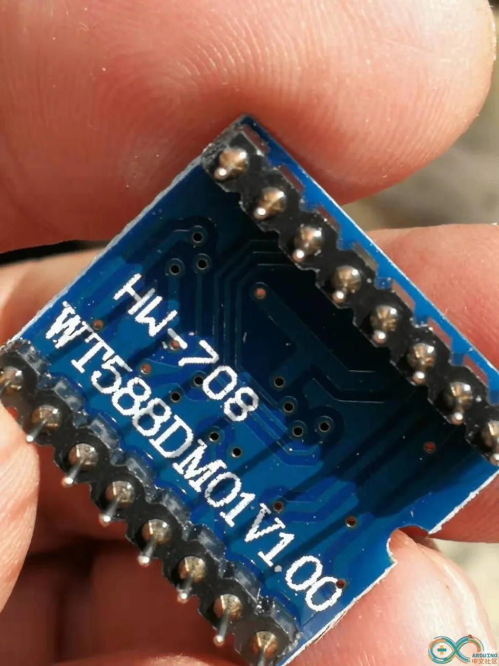 Arduino】168种传感器模块系列实验（132）---WT588D语音模块- Arduino